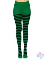Nylon Striped Tights