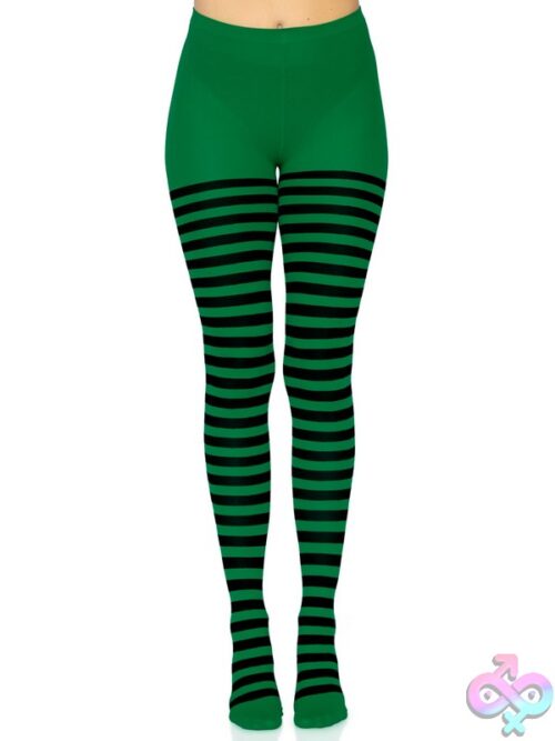 Nylon Striped Tights