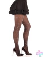 Spandex Metallic Shimmer Rhinestone Tights
