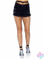 Fence Net Footless Tights by Leg Avenue — open-knit sheer hosiery