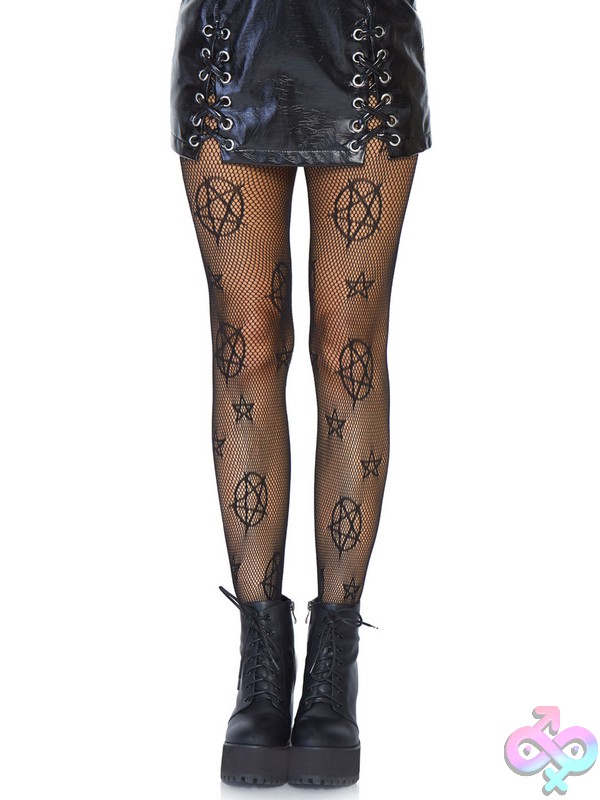 Discreet-Toys-Leg-Avenue-Hosiery-8144_01_001 Occult Net Tights By Leg Avenue — Sheer Lingerie Stockings