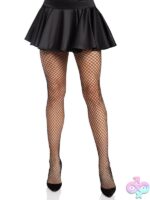 Spandex Industrial Net Tights by Leg Avenue — bold fishnet hosiery for lingerie looks