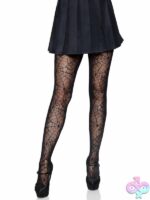 Spiderweb Lace Tights by Leg Avenue — sheer spider web pattern hosiery