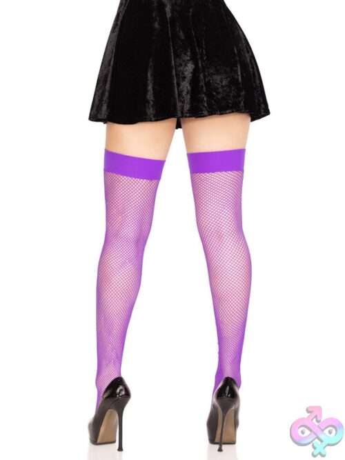 Nylon Fishnet Thigh Highs