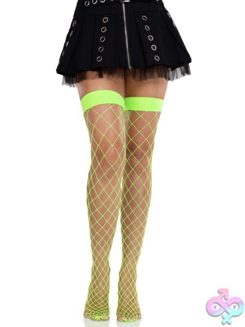 Fence Net Thigh Highs