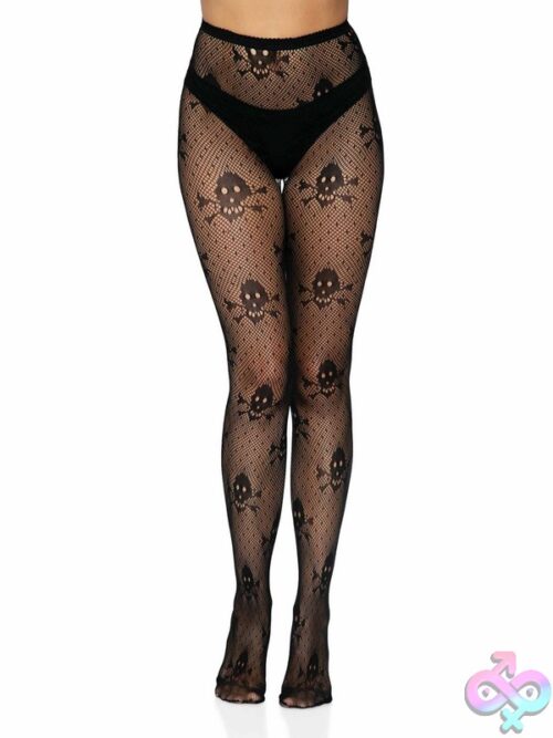 Micro Net Skull Tights