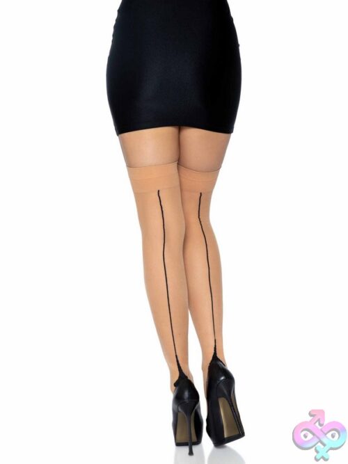 Spandex Cuban Heel Backseam Stockings