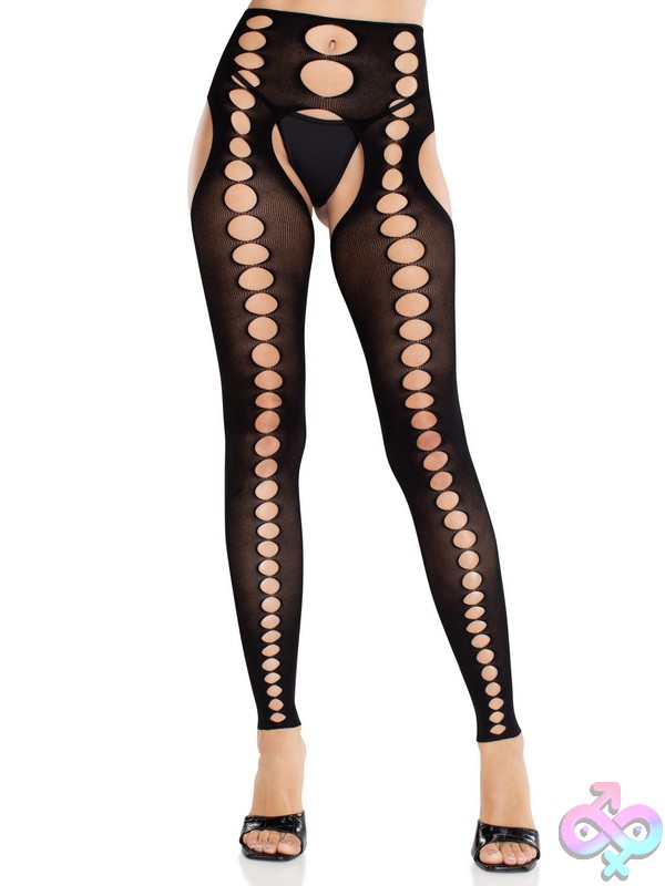 Discreet-Toys-Leg-Avenue-Hosiery-9244_01_001 Seamless Opaque Cut Out Footless Suspender Hose By Leg Avenue