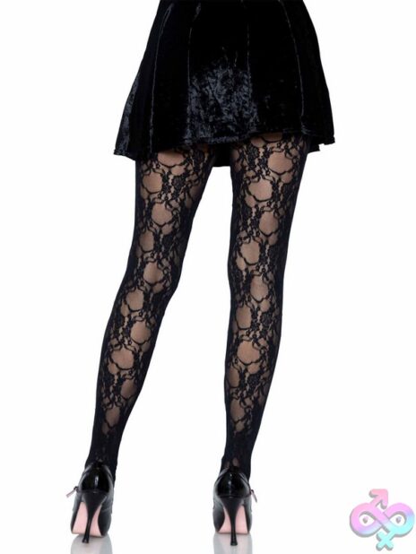 Floral Lace Tights