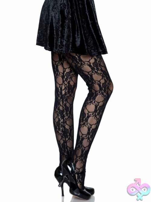 Floral Lace Tights