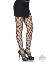 Rhinestone Jumbo Pothole Net Tights