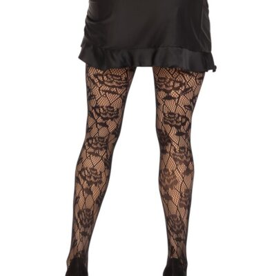 Wild Rose Net Tights