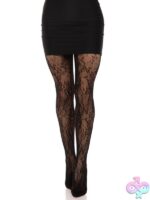 Garden Rose Lace Tights
