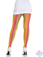 Neon Rainbow Striped Tights