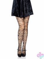Distressed Net Tights by Leg Avenue — edgy sheer hosiery lingerie