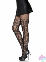 Floral Vine Net Tights