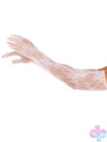 Seamless Lace Opera Length Gloves