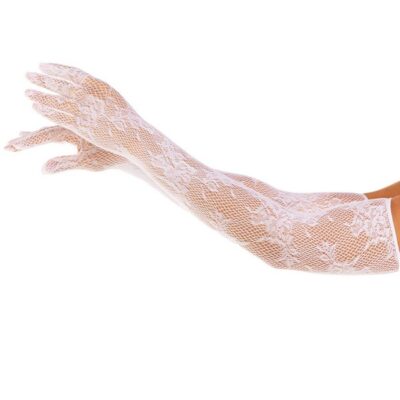 Seamless Lace Opera Length Gloves
