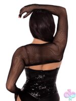 Fishnet Fingerless Gloved Shrug