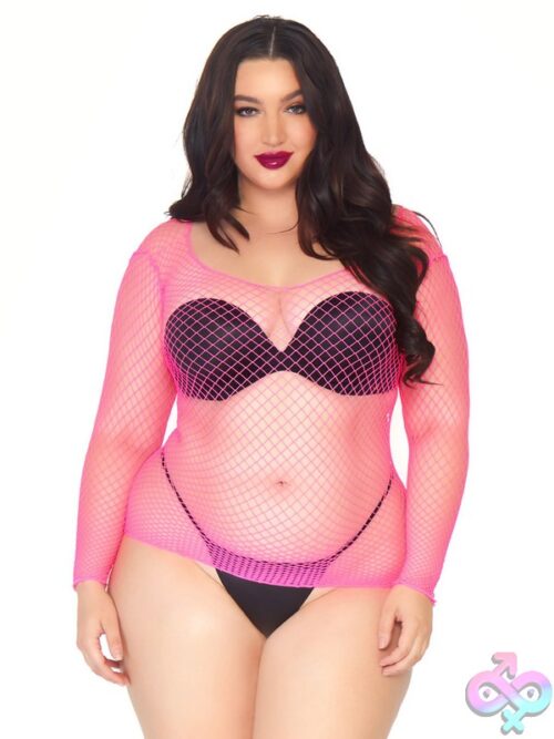Plus Size Spandex Long Sleeved Industrial Net Shirt