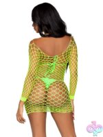Supreme Fence Net Long Sleeved Mini Dress