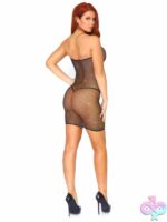 Rhinestone Fishnet Convertible Tube Dress