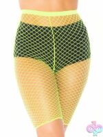 Industrial Net Biker Shorts