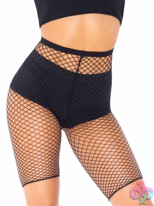 Industrial Net Biker Shorts
