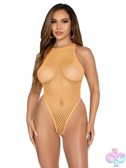 Industrial Net Snap Crotch Tank Bodysuit