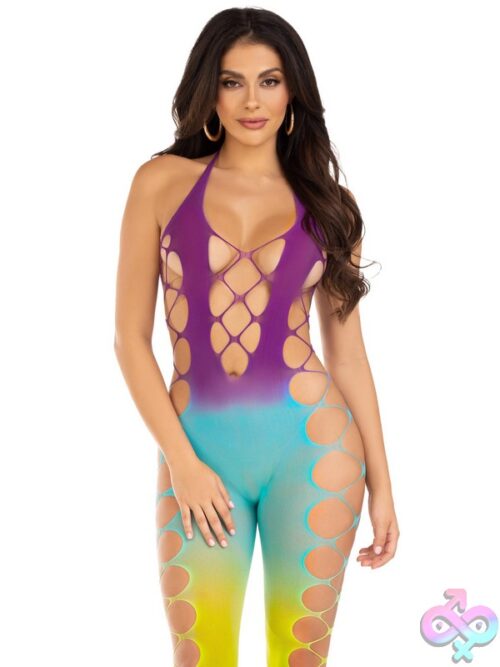 Seamless Ombre Footless Lingerie Jumpsuit