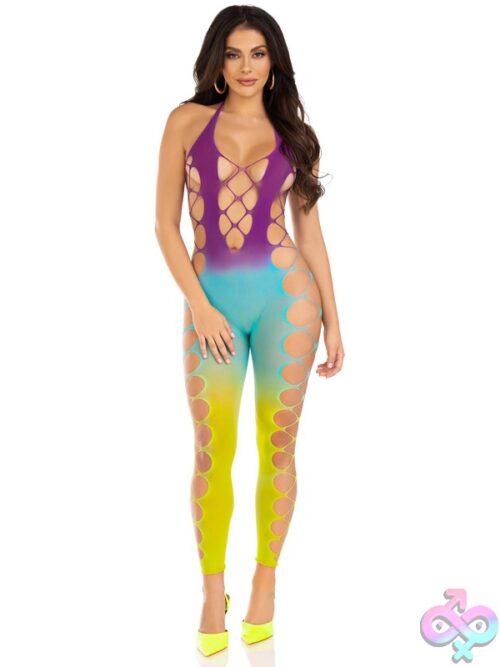 Seamless Ombre Footless Lingerie Jumpsuit