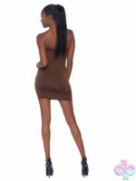 Seamless Opaque Microfiber Bodycon Tube Dress