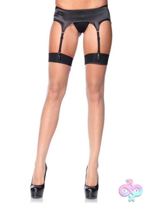 Sheer Baroque Heel Backseam Stockings - Image 2