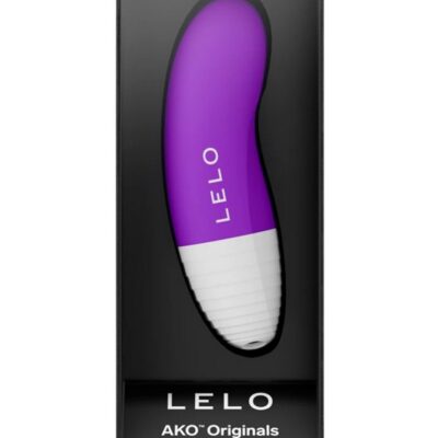Compact purple silicone clitoral massager with smooth seamless finish by Lelo