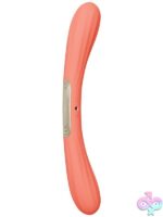 Lelo Boomerang Dual-Ended Couples Vibrator – Coral Red - Image 3