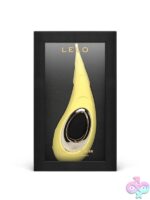 Lemon Sorbet yellow bendable silicone pinpoint clitoral vibrator by Lelo