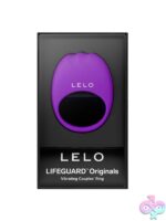 Purple flexible vibrating couples ring in premium silicone by Lelo