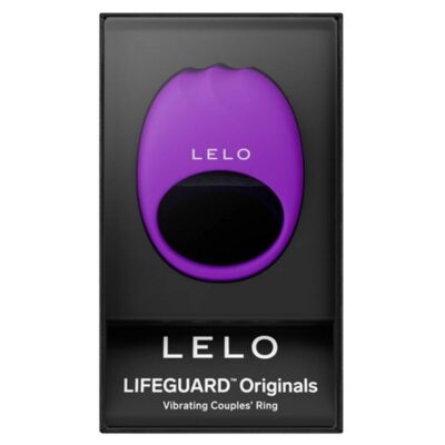 Purple flexible vibrating couples ring in premium silicone by Lelo