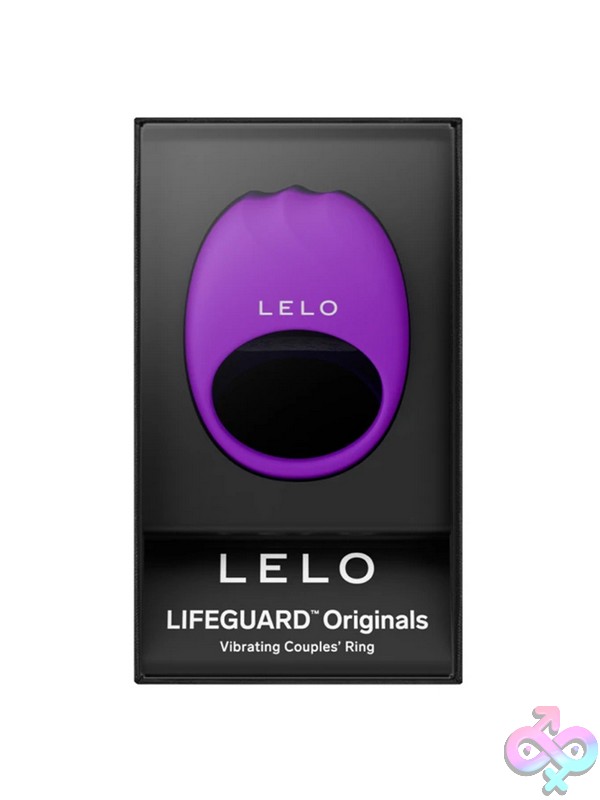 Discreet-Toys-Lelo-Lifeguard-Originals-Nu-Leloa0209 Purple Flexible Vibrating Couples Ring In Premium Silicone By Lelo