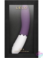 Curved plum silicone G-spot vibrator by Lelo