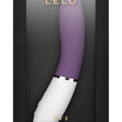 Curved plum silicone G-spot vibrator by Lelo