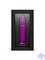 Deep Rose lipstick-shaped clitoral vibrator in smooth silicone by Lelo