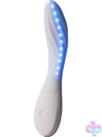 LED light therapy massager Lelo Mona Spectra in white silicone by Lelo