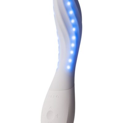 LED light therapy massager Lelo Mona Spectra in white silicone by Lelo