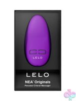 Compact purple app-controlled clitoral massager in body-safe silicone by Lelo