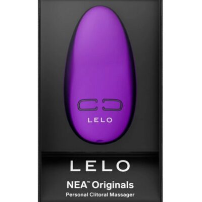 Compact purple app-controlled clitoral massager in body-safe silicone by Lelo