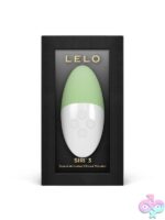 Pistachio Cream white sound-activated clitoral vibrator with SoundSense technology by Lelo