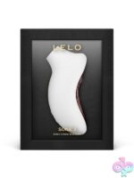 Lelo Sona 3 white sonic clitoral suction stimulator with soft silicone finish by Lelo