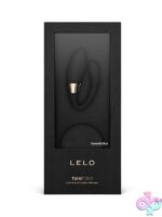 Tiani Duo couples vibrator in black silicone with wireless remote by Lelo