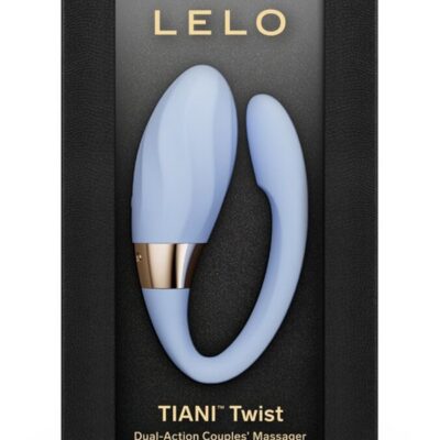 Sea foam wearable couples massager in twisted silicone by Lelo Tiani Twist